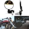 Espejos Retrovisores Plegables Universales de 7/8" para Manillar de Motocicleta Honda Suzuki Yamaha Cafe Racer Bobber Lado del Manillar