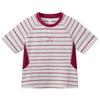 MQD Girls' Outdoor Color-block Striped Short Sleeve T-shirt