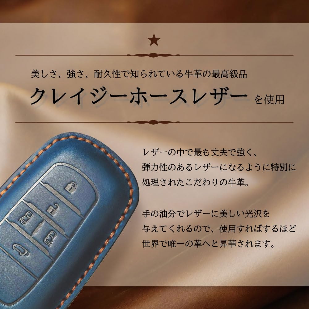 Estojo Inteligente para Chaves Krovat, Capa para Chave Toyota, Couro, Carro, Alphard, Vellfire Série 30, 40,