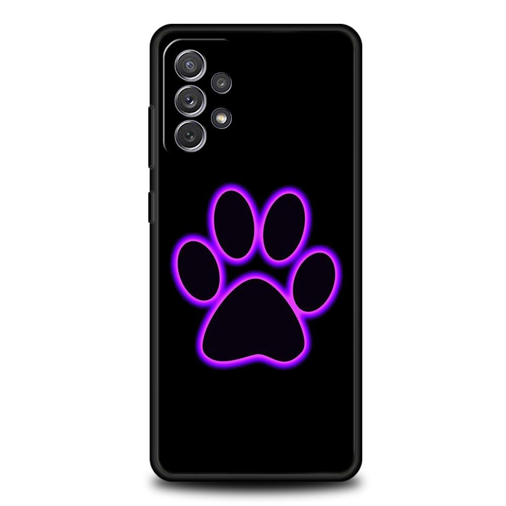 

Милый чехол для телефона с изображением кошки, собаки, лапы, любви для Samsung A51 A71 A21S A12 A11 A15 A25 A31 A41 A52 A32 A23 A33 A53 A73 A03S A05S A13 5G Samsung A03s
