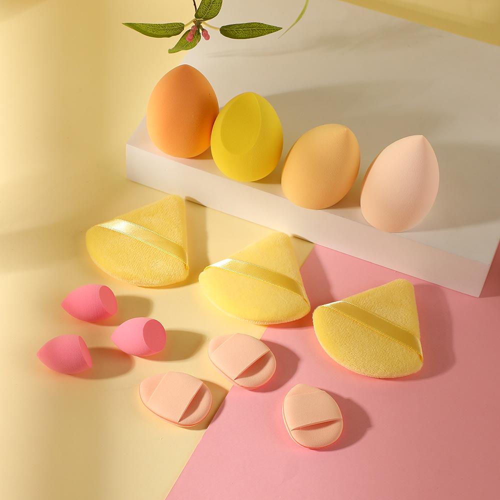 Drift Bottle Makeup Sponge Set - Non-Absorbing, Expands When Wet, Colorful Beauty Puff Combination.