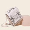 Leather Women's Bag Oil Wax Cowhide Backpack Women's Retro Versatile British College Wind Large Capacity Backpack
