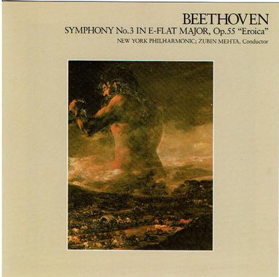 CD LUDWIG VAN BEETHOVEN : ZUBIN MEHTA, - Symphony No.3 "Eroica" FDCA317 CBS/Sony 1985 Japan Classical Used