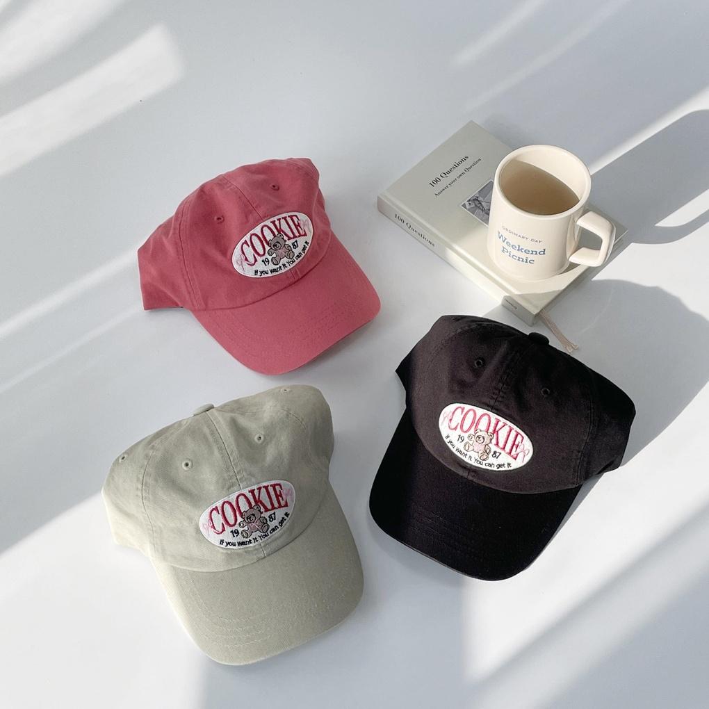Women's Daily Hat Cookie Bear Ball Cap