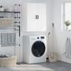 Vidaxl Wall Cabinet, White, 69.5X34X90 Cm