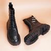 Big head thick-soled Martin boots men's American tooling boots trendy high-top winter velvet thermal locomotive leather boots
