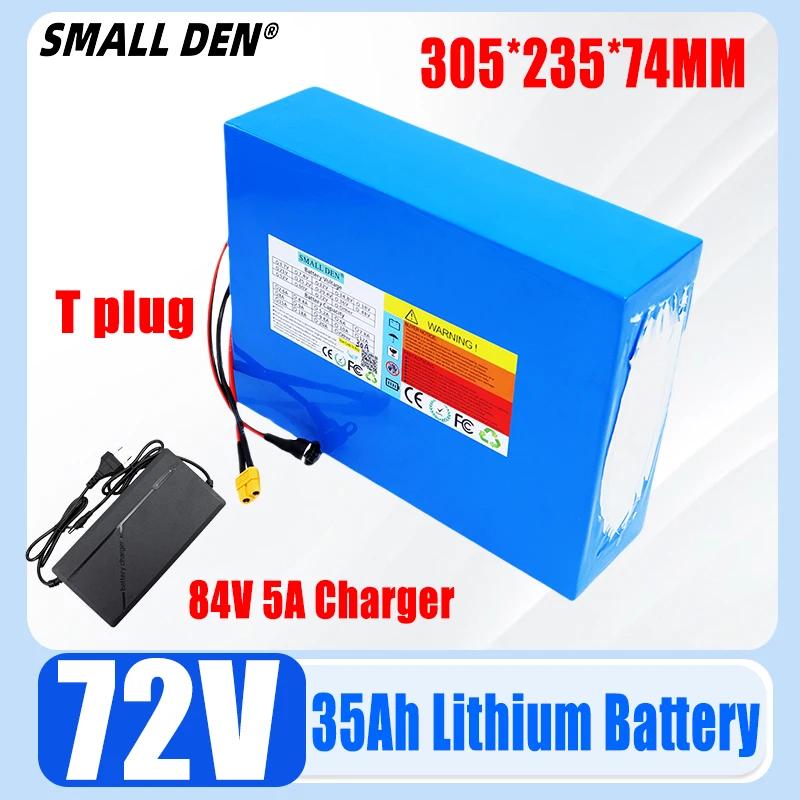 New 2024 72V 45Ah 35Ah 25Ah 15Ah21700 20S8P Lithium Battery Pack with Built-in BMS 0-3500W Motor High-power Rechargeable Battery