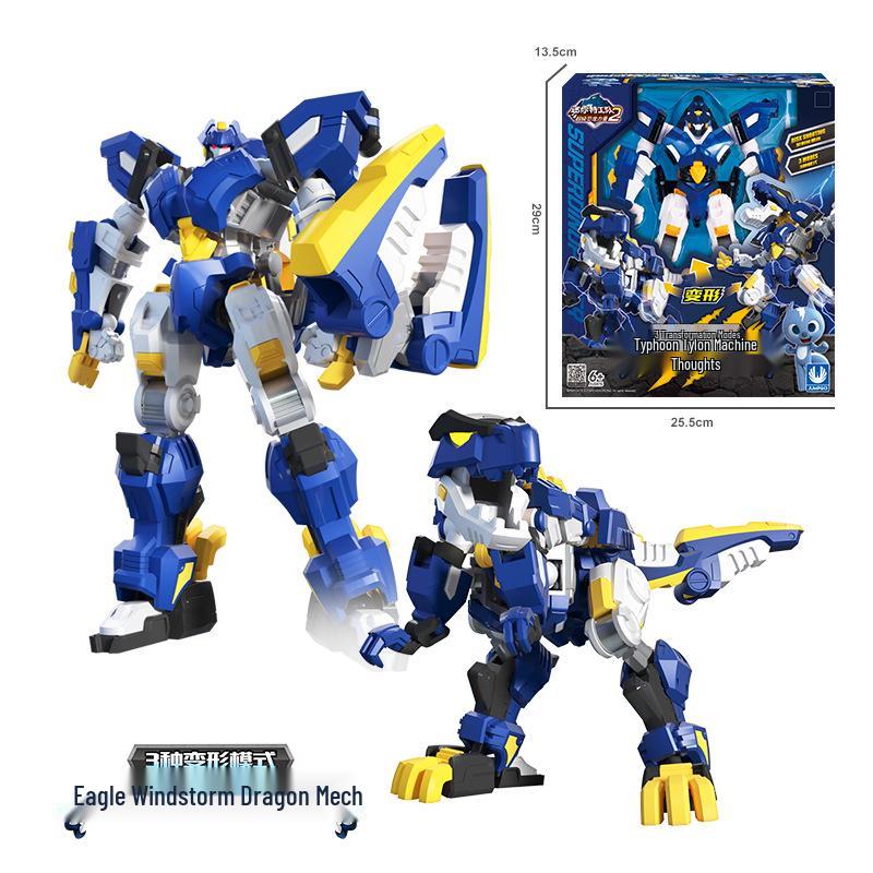 Zhan Gao Mini Force Super Dinosaur Power Series 2 Transforming Mecha Robot Toy