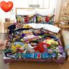 Anime One Piece Duvet Cover Set Comfortable and Warm Bedding Set for Decorating Your Bedroom and Enhancing Home Life Teens Gifts