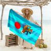 Pocoyo Beach Towel High Absorbency & Quick-Dry Comfortable Lightweight Suitable for Sports, Travel, Swimming, Yoga, Bathroom, Beach, And Pool