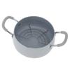 Japanese Deep Fryer Pot Dual Handle Mini Frying Pot With Lid And Oil Drip Drainer Rack for Kitchen