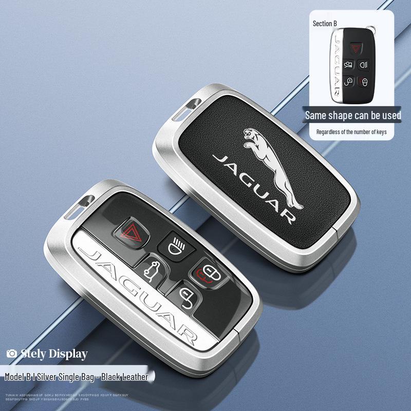Jaguar Key Cover: Fits XFL, XEL, E-Pace, F-Pace, F-Type, I-Pace, XJ, XE - Women's Protective Car Shell