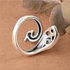 Adjustable Knitting Loop Crochet Loop Rings with Stiching Marker Open Finger Holder Rings for Faster Knitting Yarn Guide
