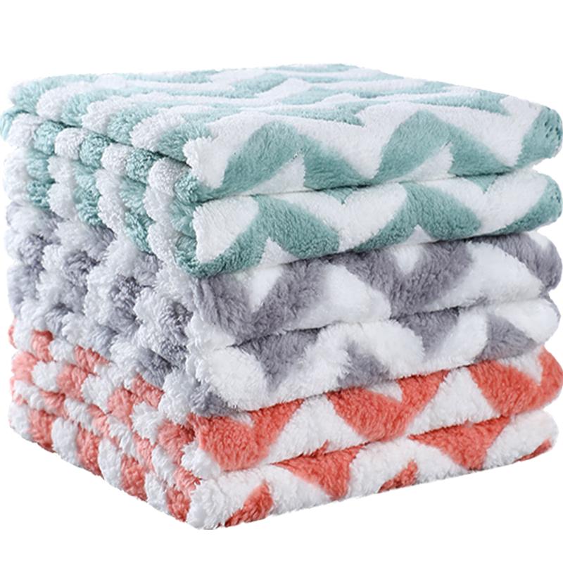 

Jia Bang Shou Highly Absorbent Coral Velvet Kitchen Cleaning Cloth