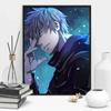 Japanese Classic Anime Jujutsu Kaisen Six Eyes Gojo Satoru Posters Prints Pictures Canvas Painting Wall Home Room Bar Decoration