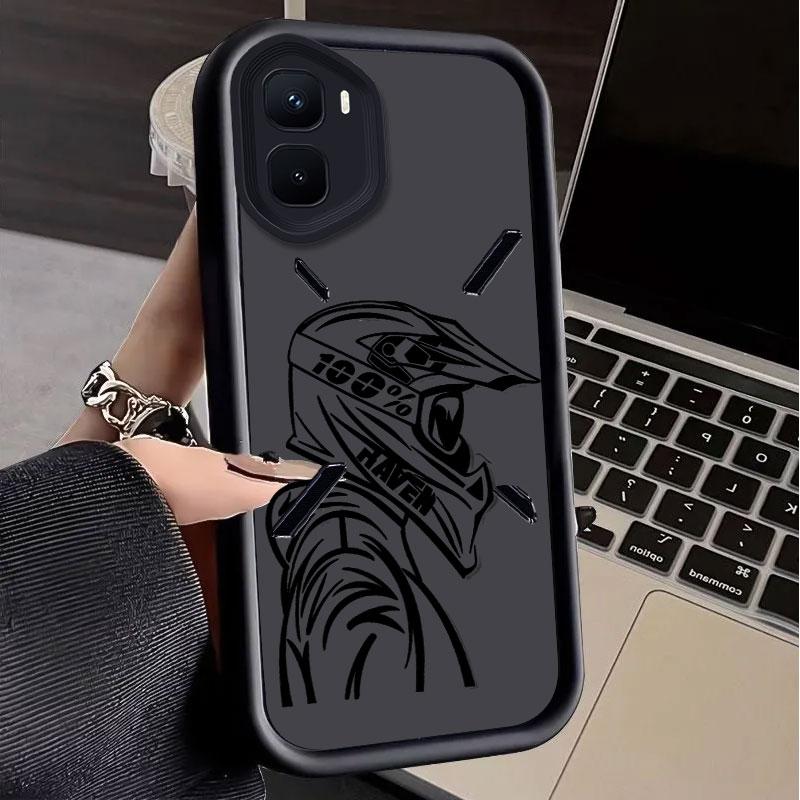 Flexible Silicone Case For Infinix GT 50 Pro GT 30 Protective Cover Shockrpoof Driver Print Pattern Funda