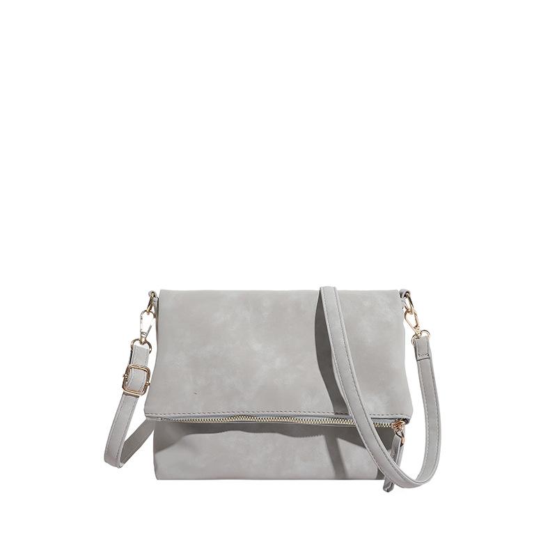 Trendy Women Crossbody Bag Fashi Texture Simple and Versatile Shoulder Bag Large Capacity Lightweight and Casual Saddle Bag
