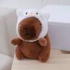 Adorable Capybara Plush Toy Bag Charm Soft Stuffed Animal Doll With Cute Design