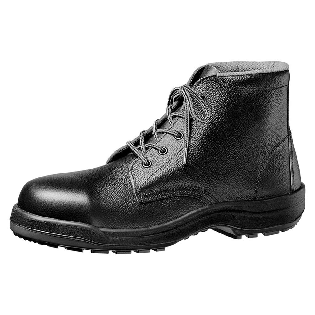 High Verde Comfort Safety JIS For Regular Wide Toe Shock Cm [Midori Anzen] Shoes, Standard, Mid-length Lace-up Shoes, Work, Cap, Anti-Slip,