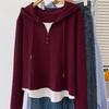 Women S Plus Size Hooded Long Sleeve Fake Two Piece T Shirt Loose Casual Top
