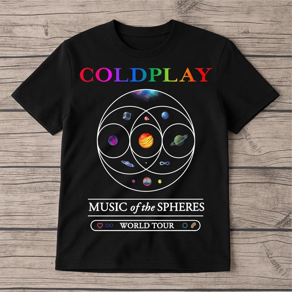 Music Of The Spheres Tshirt 2025 World Tour Concert Merch Fan Top HOT ITEM Unisex T-Shirt S