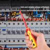 Insulated Magnetic Screwdriver Set - Phillips, Flathead & Torx for Electricians