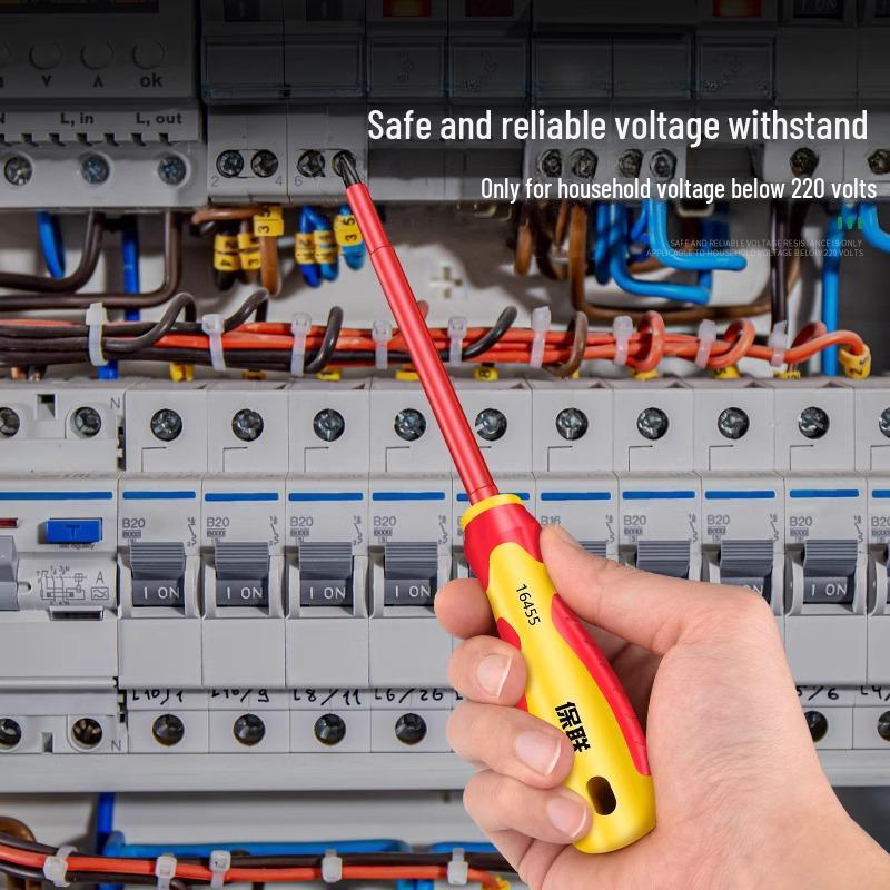 Insulated Magnetic Screwdriver Set - Phillips, Flathead & Torx for Electricians