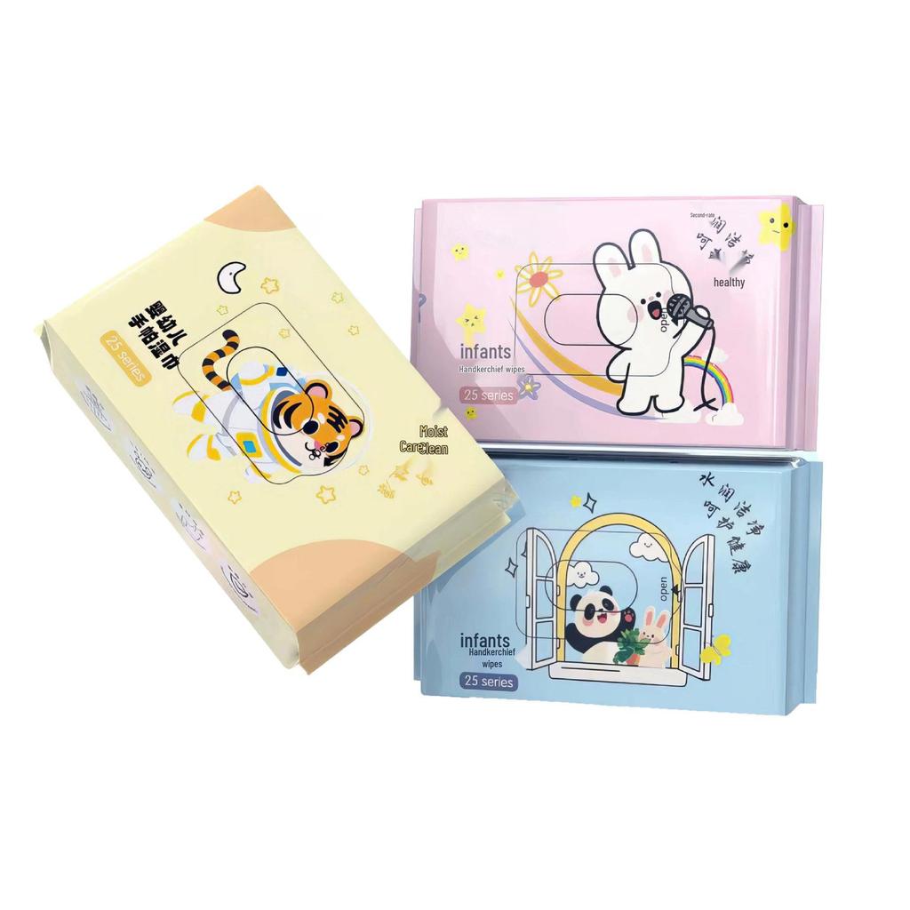 Portable Baby Hand & Mouth Wipes - Pure Water, Disposable Infant & Toddler Wet Wipes