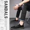 Knappe Herren-Freizeitlederschuhe Komfortabel Trendig Herren-Sneaker Slipper Sportschuhe Leichtgewichtsschuhe für Herren Zapatillas Hombre