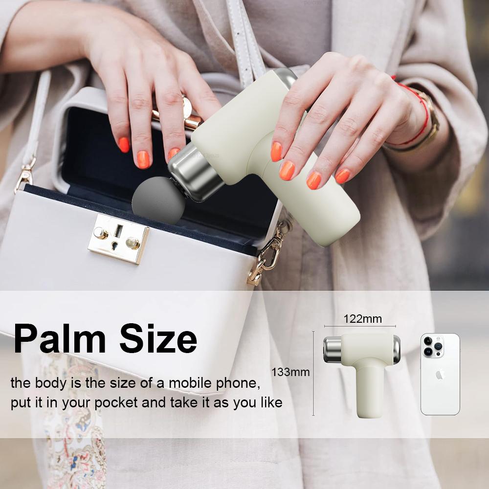 Fascia Gun Mini Muscle Massage Gun Portable Body Waist Back Neck Shoulder Massager Machine Mini Electric Muscle Massage Machine