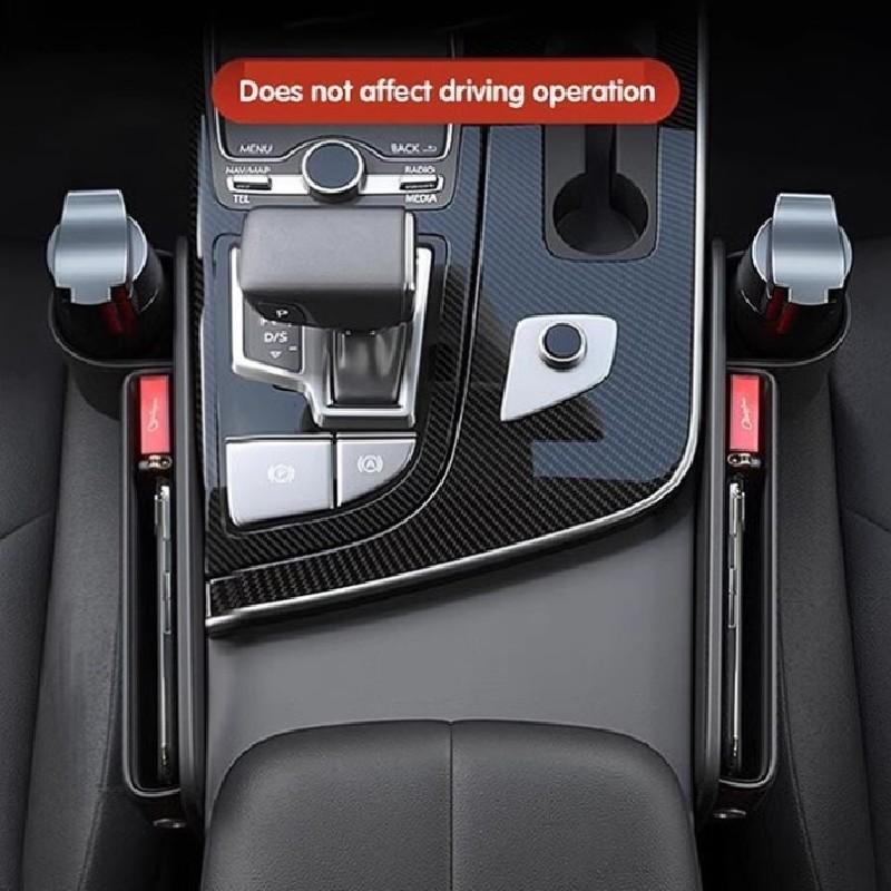 For Land Rover Range Rover Sport L494 2014~2021 Car Seat Gap Storage Box With Cup Holder Multipurpose Sundries Organizer Bag Kit