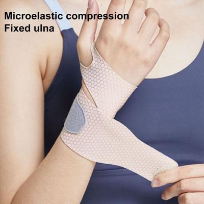 Wrist Brace Sport Slim Wrist Wrap Adjustable Soft Breathable Adjustable Carpal Tunnel Relief Light Support Compression Wrist Support Right Left