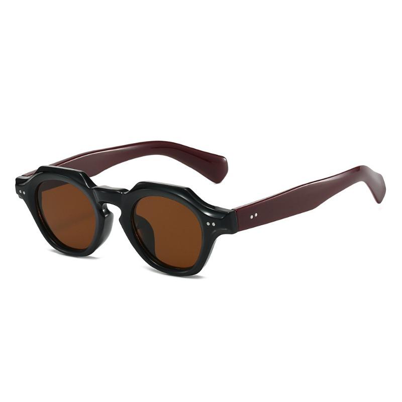 New Fashion Oval Sunglasses Vintage Polygonal Frame UV400 Protection Retro Designer Driving Shades
