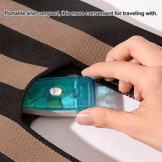 Sealed Pill Organizer Travel Tablet Dispenser Small Medicine Box Pills Extractor Tool Daily Pill Case