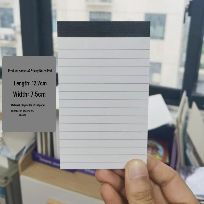 Cross-border A5 Tearable Sticky Note Pad and A4 Memo Planner Notebook 12.7 x 7.5 cm