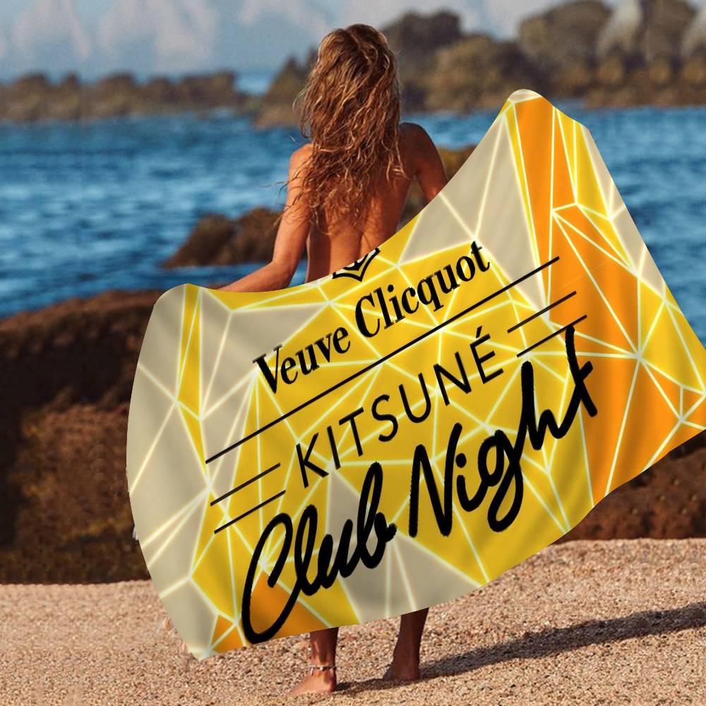 V-Veuve C-clicquot Große Mikrofaser-Strandtücher Schnelltrocknendes Handtuch Sandstrandtücher Poolhandtuch Für Reisen Schwimmbad Yoga