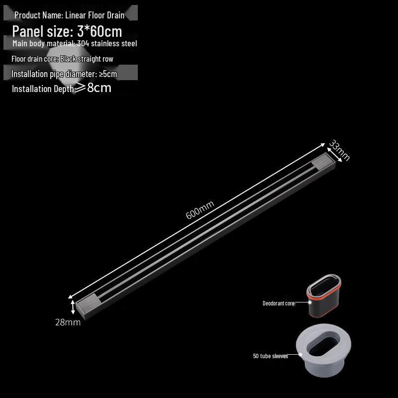 CHENDU Linear Side Drain Floor Drain