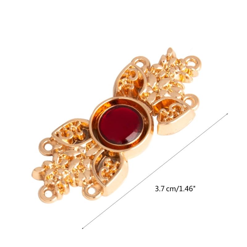 5pcs Chinese Bowknot Buttons Cheongsam Capes Cloaks Clasps Cardigans Clip Fasteners for Clothing Decors Fashion Chinese Suit Button