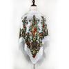 Women's Ethnic Style Printed Shawl Scarf with Tassels - Autumn/Winter Retro Large Square Scarf