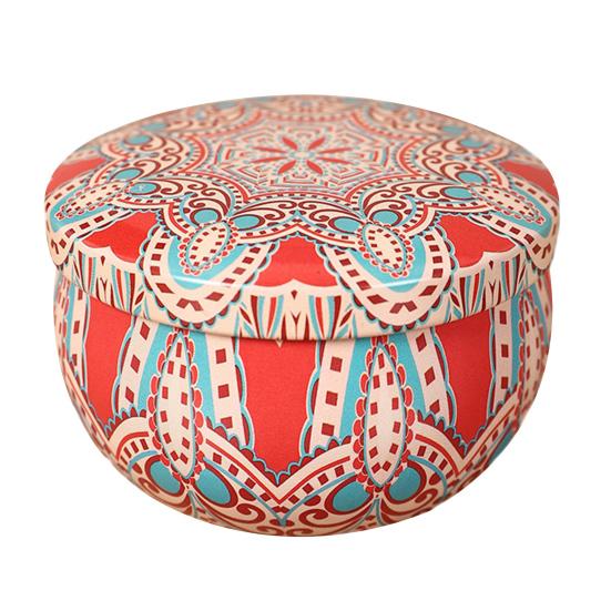 Yousheng Ethnic Style Candy Storage Jar Vintage Tin Can Multi-purpose Jewelry Sugar Tea Leaf Tinplate Container Kitchen Canister Decoration