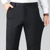 FAPAI Men's Modal Blend Warm Fleece-Lined Casual Business Trousers