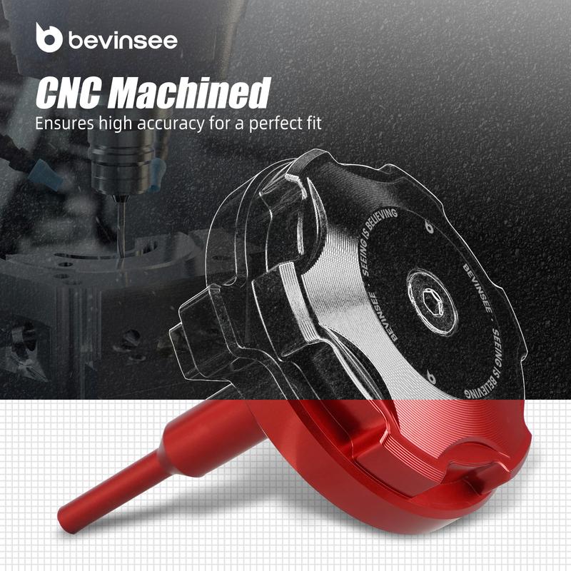 BEVINSEE Power Steering Fluid Reservoir Cap for Toyota 4Runner/FJ Cruiser/Tacoma/Camry, Replace for 44305-06050