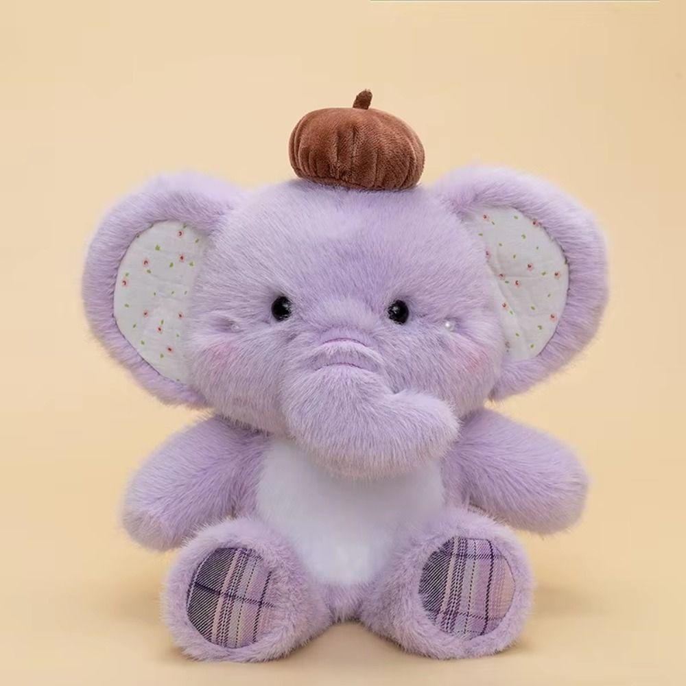 Soft Elephant Plush Doll Fluffy Elephant Plush Toys Cartoon Elephant Plush Toys Boys Girls