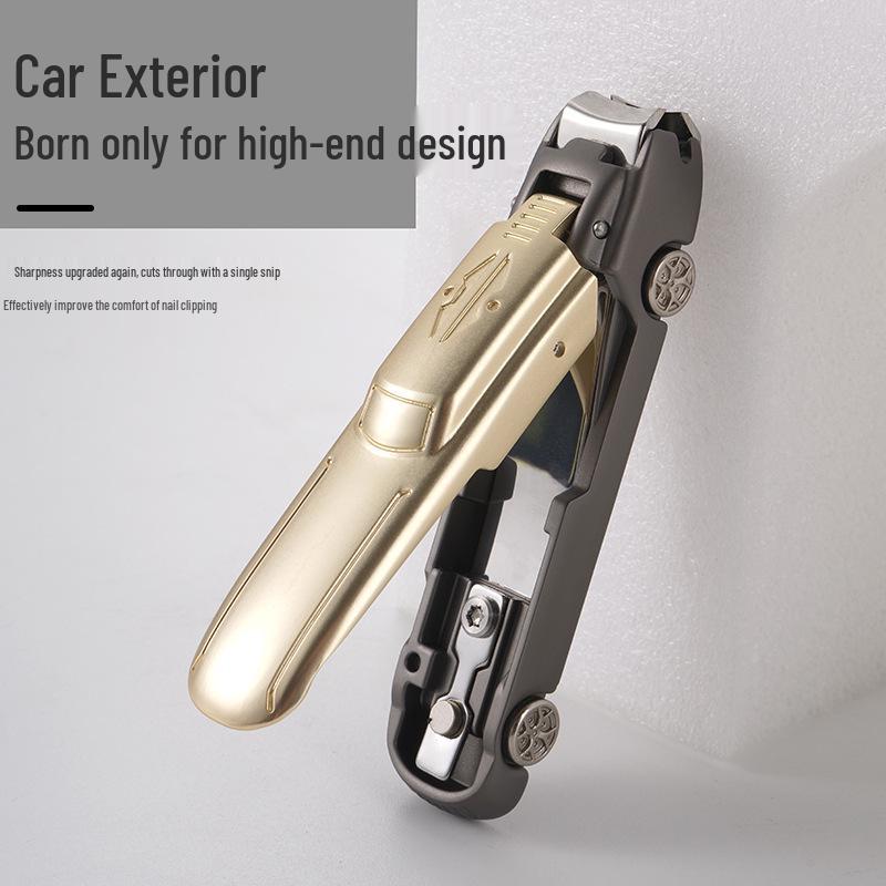 Bionic Anti-Splash Large Nail Clipper and Toenail Scissors Set