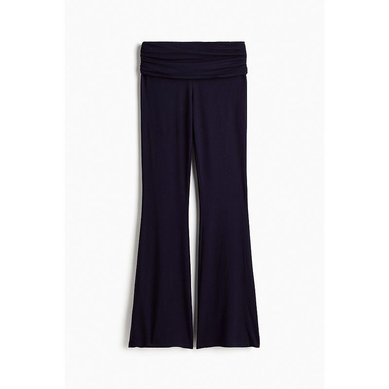 

HM Women clothes Trousers Summer Fashion Micro-Pull Natural Waist Pleated Jazz Pants 1224961