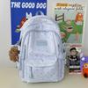 Schoolbag Schoolbag Japanese Ins New High-value Fresh and Sweet Star Backpack for Junior High School Students Casual and Lightweight Backpack
