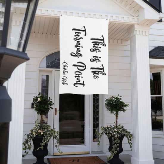 Yousheng Charlie Flag Anti-Wind Double Sided Freedom Banner UV Resistant Patriotic Garden Flag for Outdoor Decoration