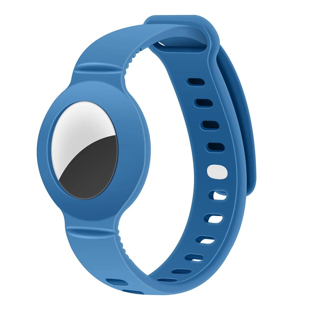 Case for Apple AirTag Silicone Strap Air Tag Anti-lost Bracelet Protective Cover for Children Kids Tracker Locator Watch Band
