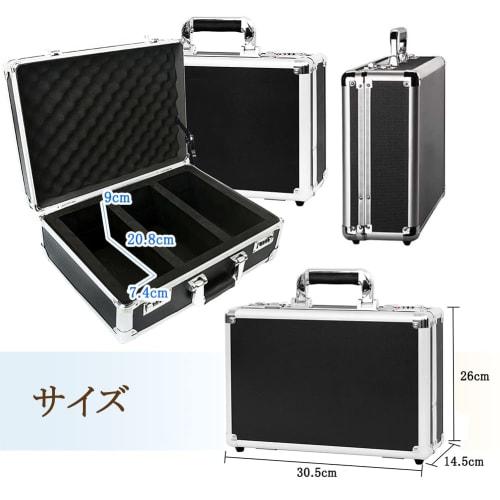 Magnetic Loader Case, Aluminum Attache Case with Combination Lock, Card Game Carrying Case, Large Capacity Card Case, Trading Card Storage Box, Storag