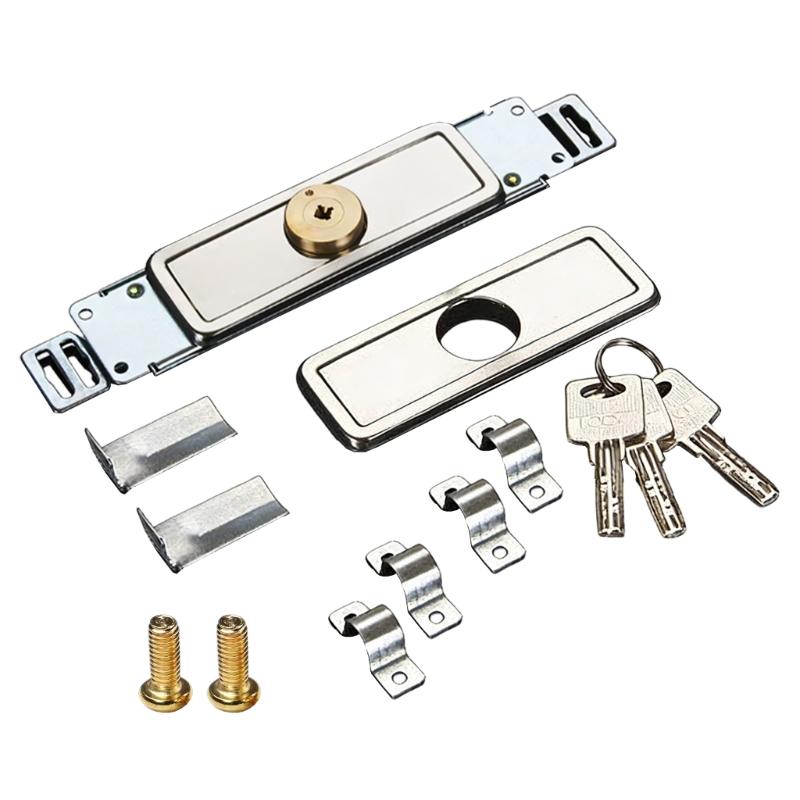 Heavy Duty Iron Roller Shutter Door Lock Rolling Security Door Lock Garage Home Hardware For Shop Garage Warehouse 1